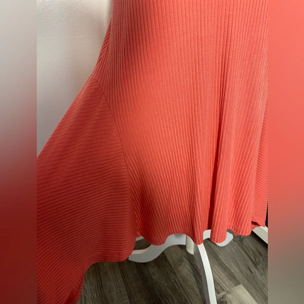 Anthropologie Raspberry Ribbed Kingsolver Sleeveless Dress  Size Small - Picture 8 of 12